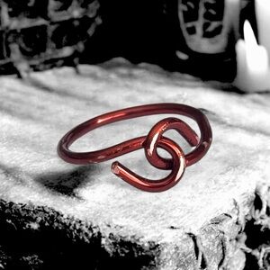 5 For $25💫Alternative Copper/Orange Color Wire Spiral Ring